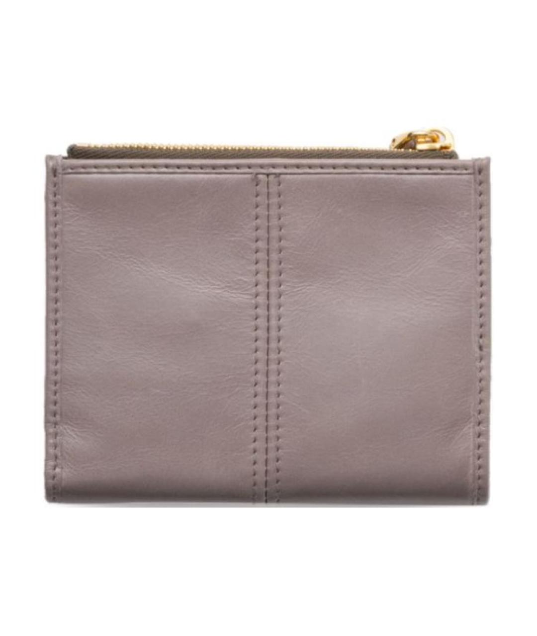 PRADA Коричневый кожаный кошелек, фото 4