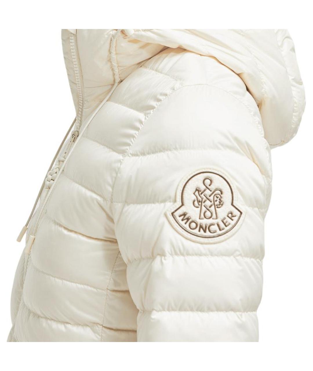 MONCLER Бежевый пуховик, фото 5