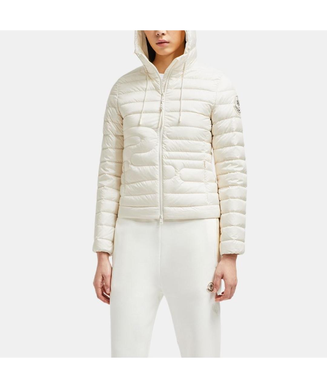 MONCLER Бежевый пуховик, фото 3