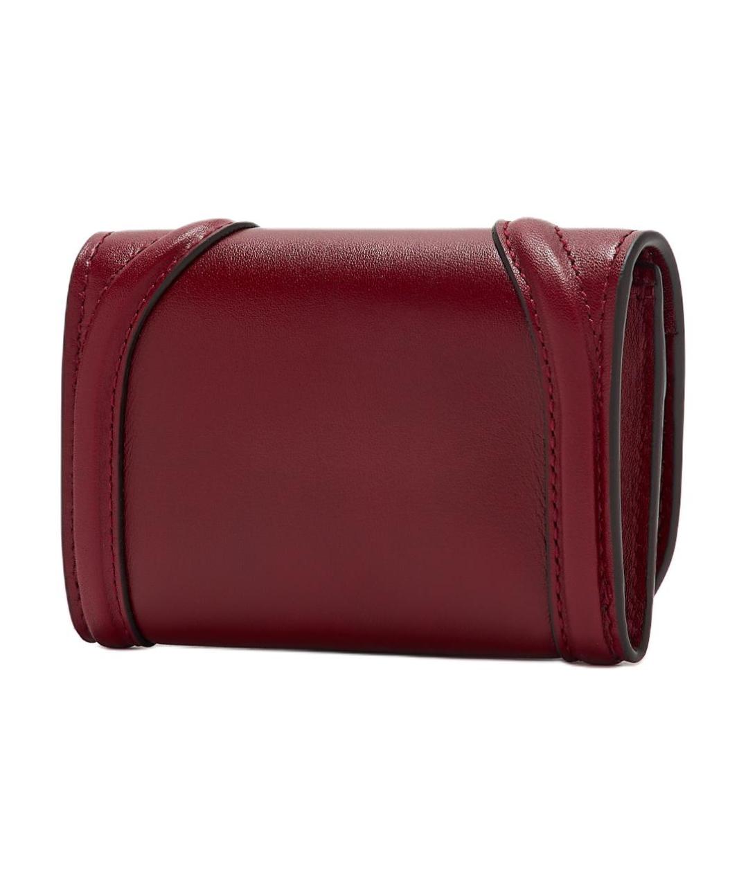 GUCCI Бордовый кожаный кардхолдер, фото 2