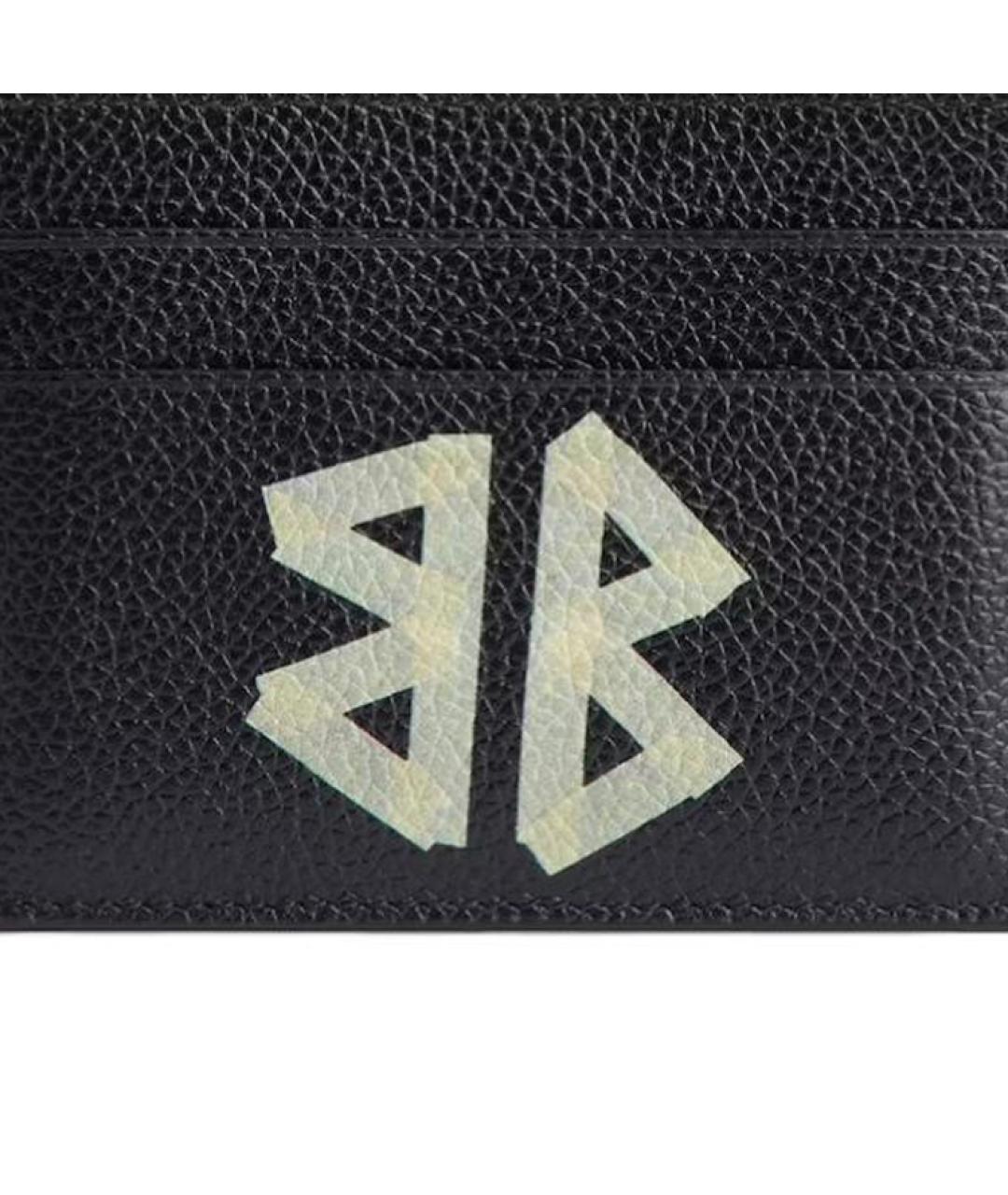 BALENCIAGA Черный кожаный кардхолдер, фото 3