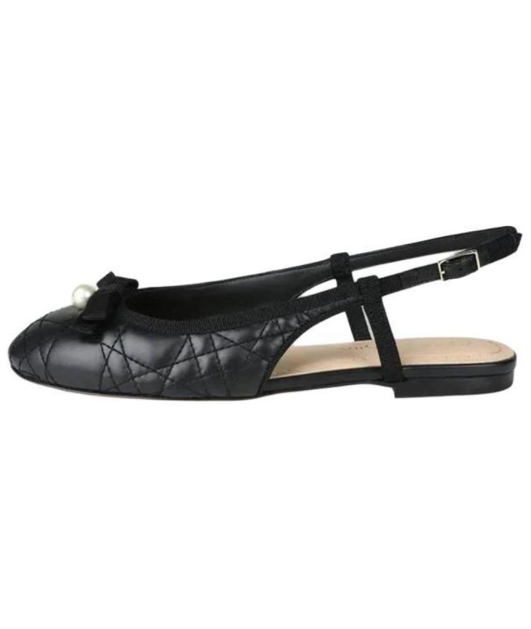 CHRISTIAN DIOR Черные босоножки, фото 2