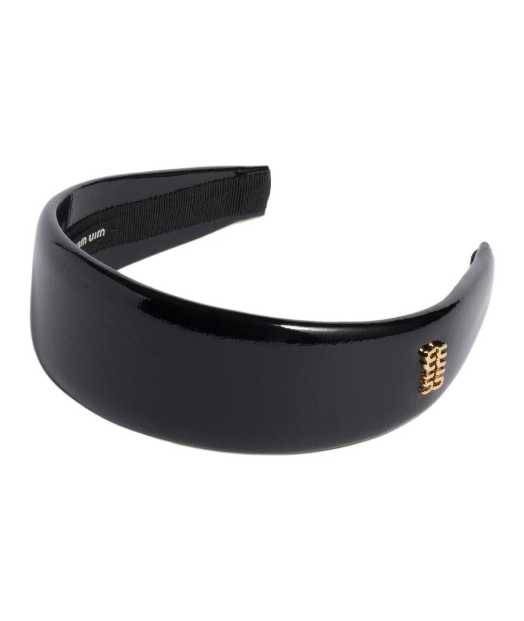 MIU MIU Черный ободок, фото 2