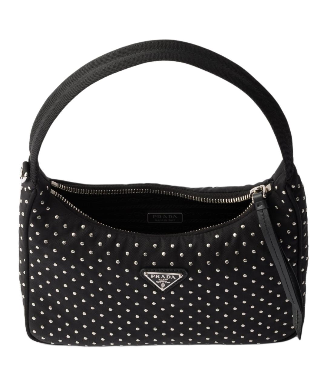 PRADA Черная сумка через плечо, фото 5