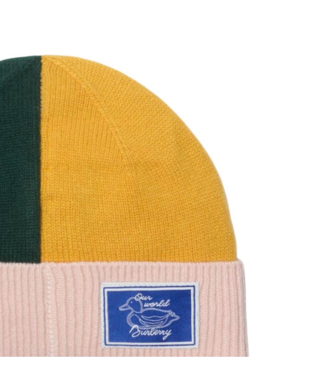 BURBERRY Мульти шапка, фото 3