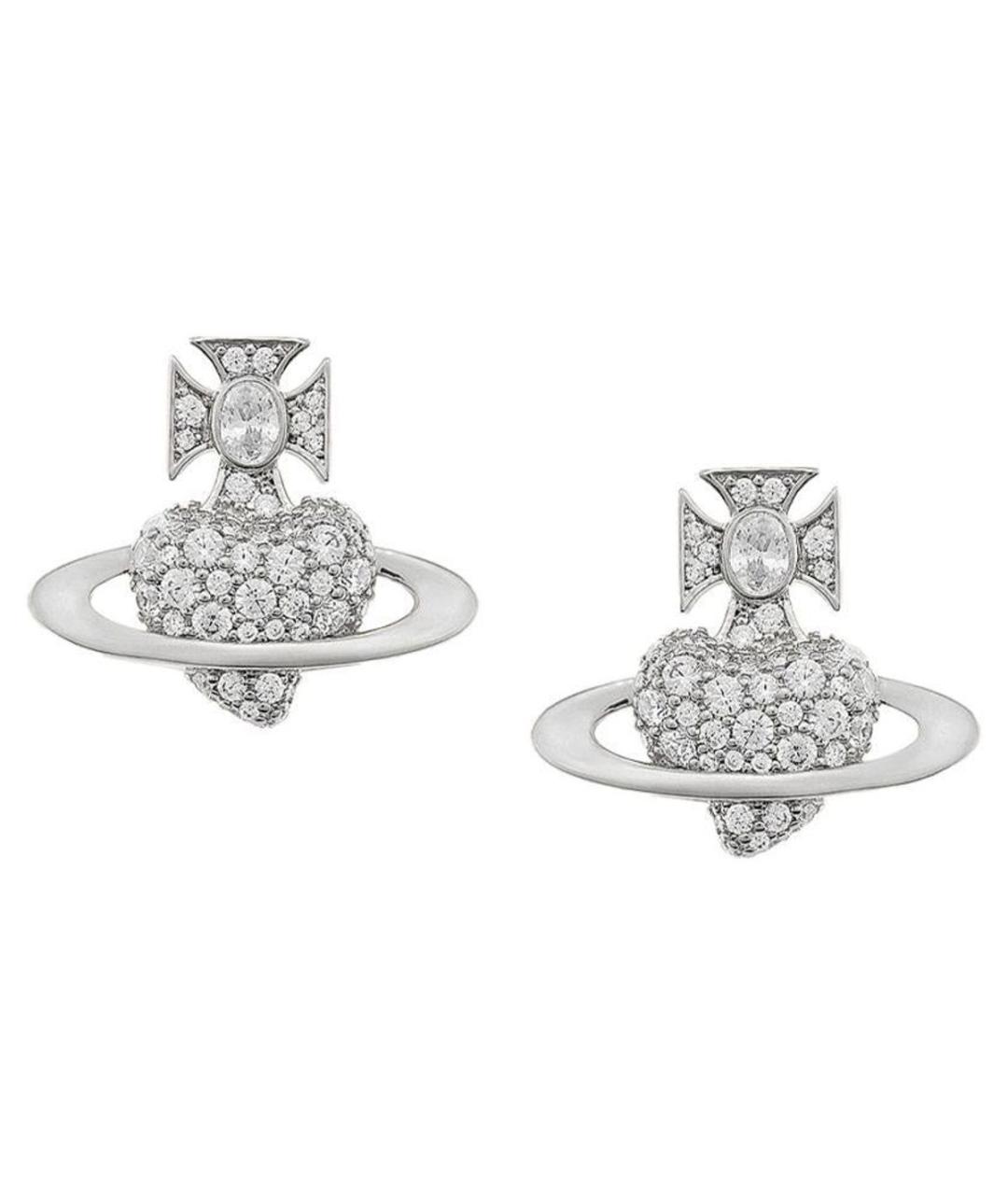 VIVIENNE WESTWOOD Серебряные латунные серьги, фото 1