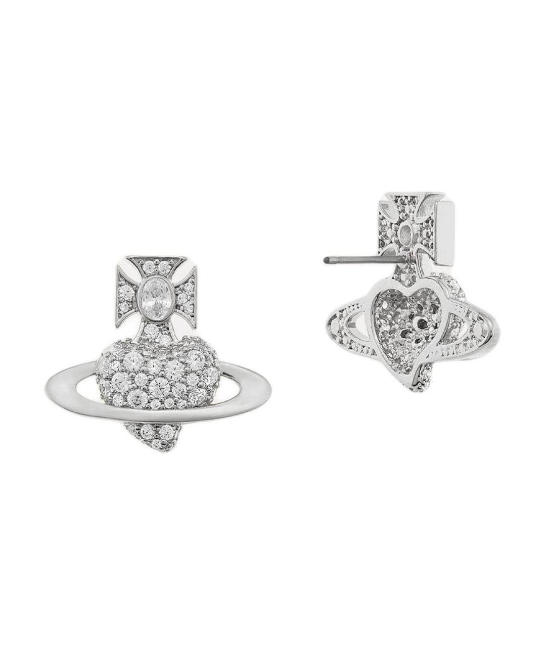 VIVIENNE WESTWOOD Серебряные латунные серьги, фото 2