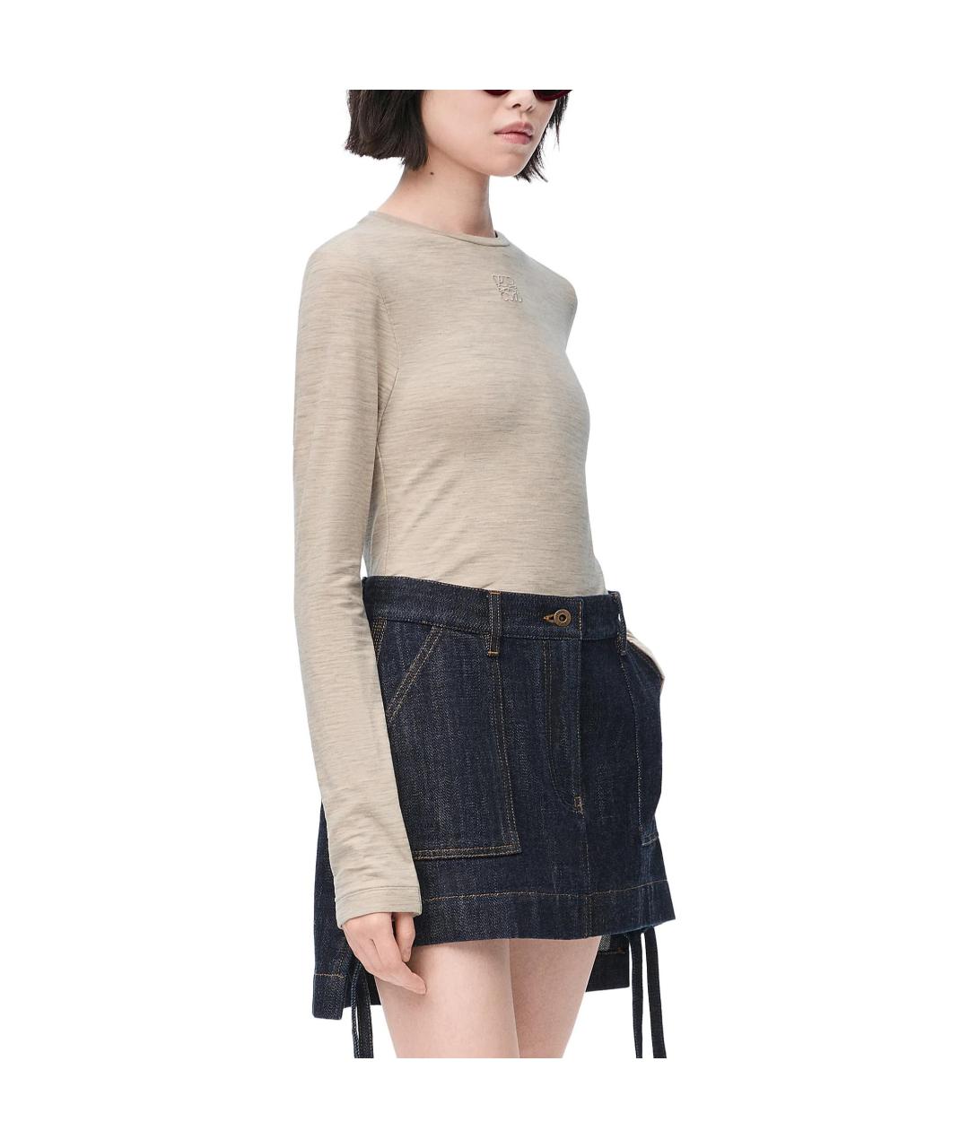 LOEWE Белый джемпер / свитер, фото 4