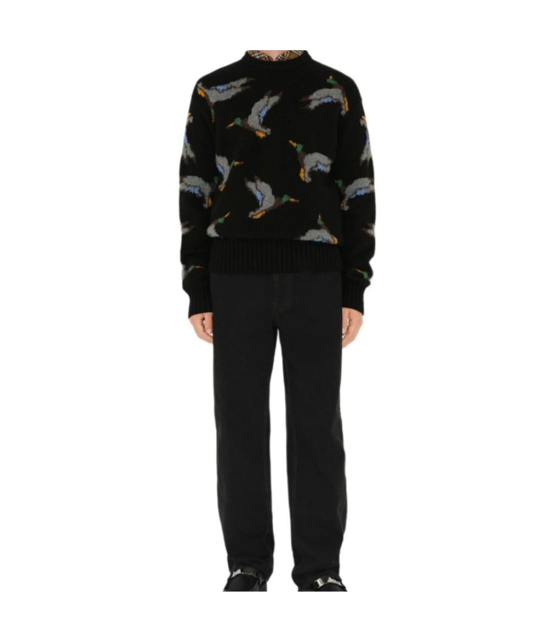 BURBERRY Черный джемпер / свитер, фото 2