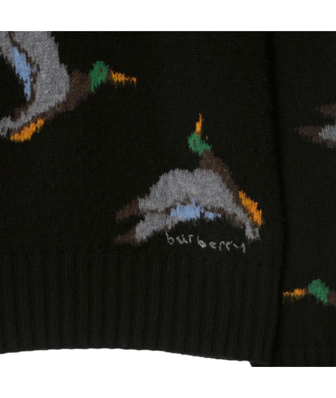 BURBERRY Черный джемпер / свитер, фото 5