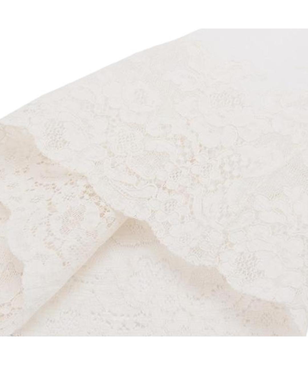 MIU MIU Белая хлопковая футболка, фото 5