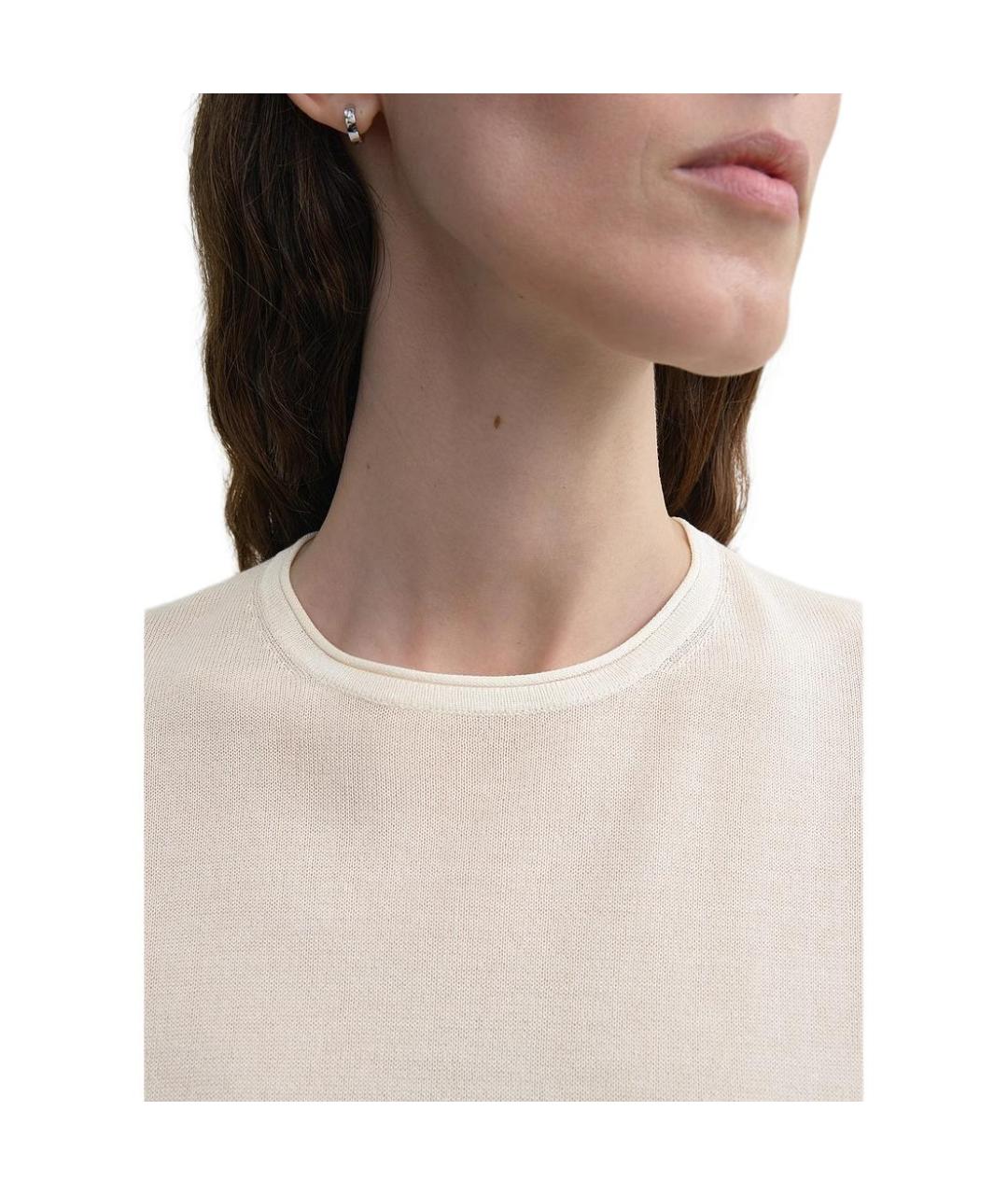 TOTEME Бежевая футболка, фото 2