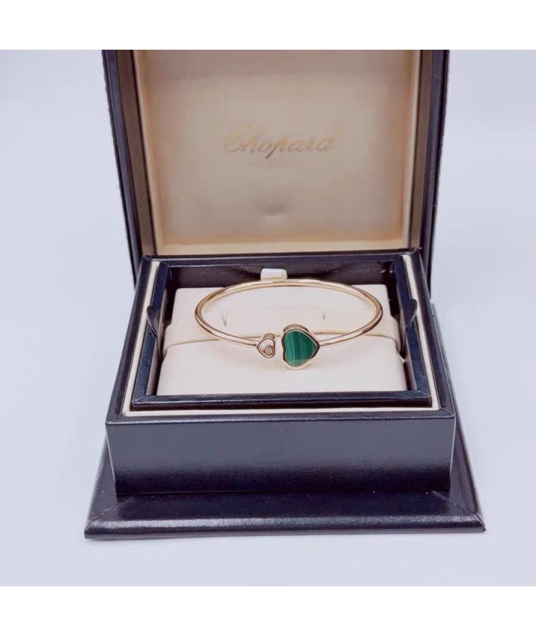 CHOPARD Зеленый браслет из розового золота, фото 2