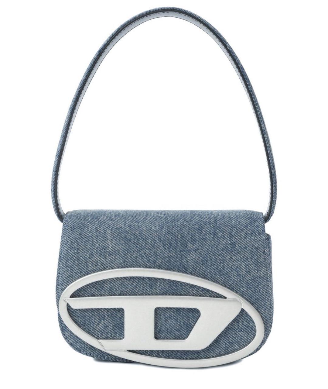 DIESEL Синяя деним сумка через плечо, фото 7