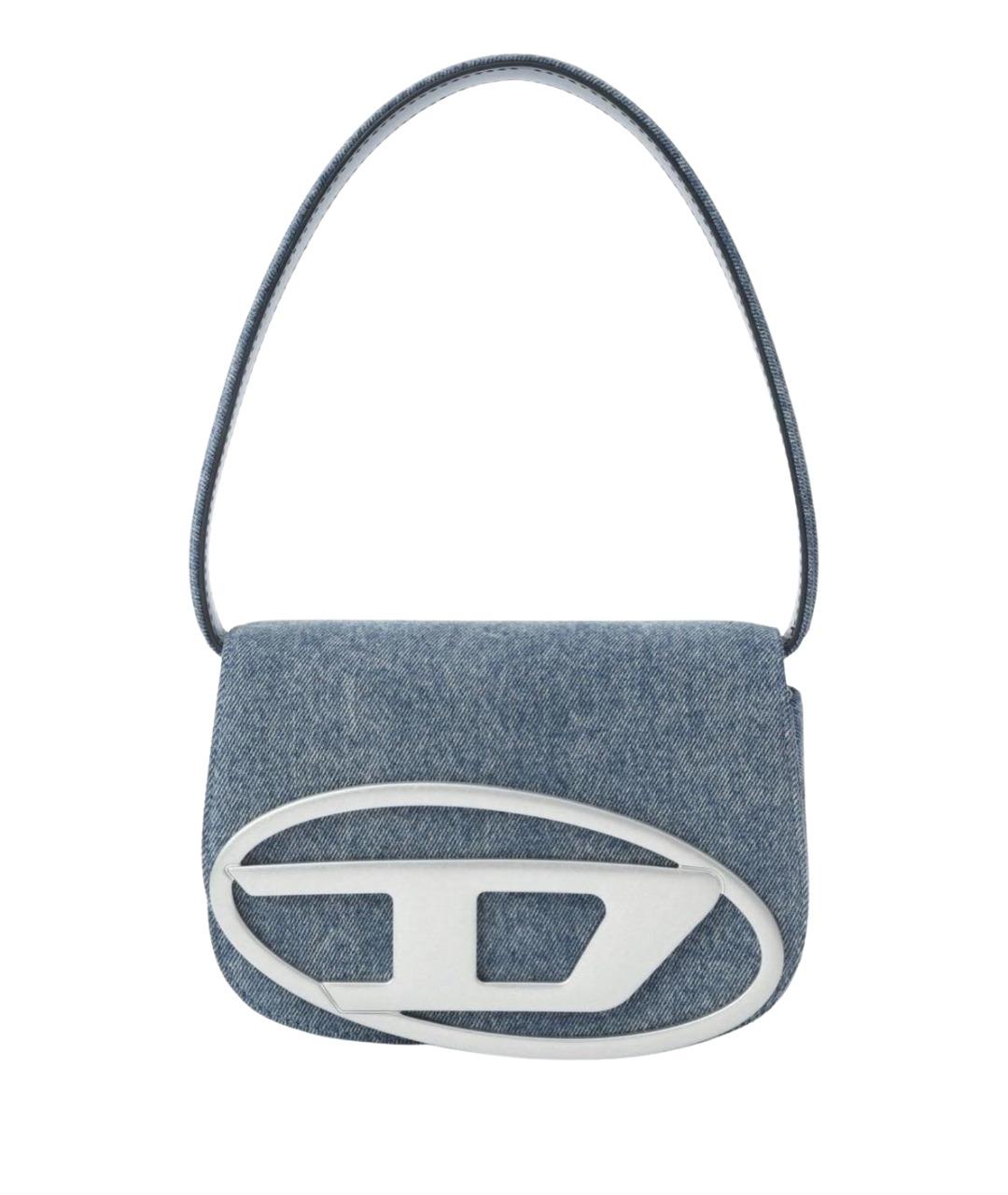 DIESEL Синяя деним сумка через плечо, фото 1
