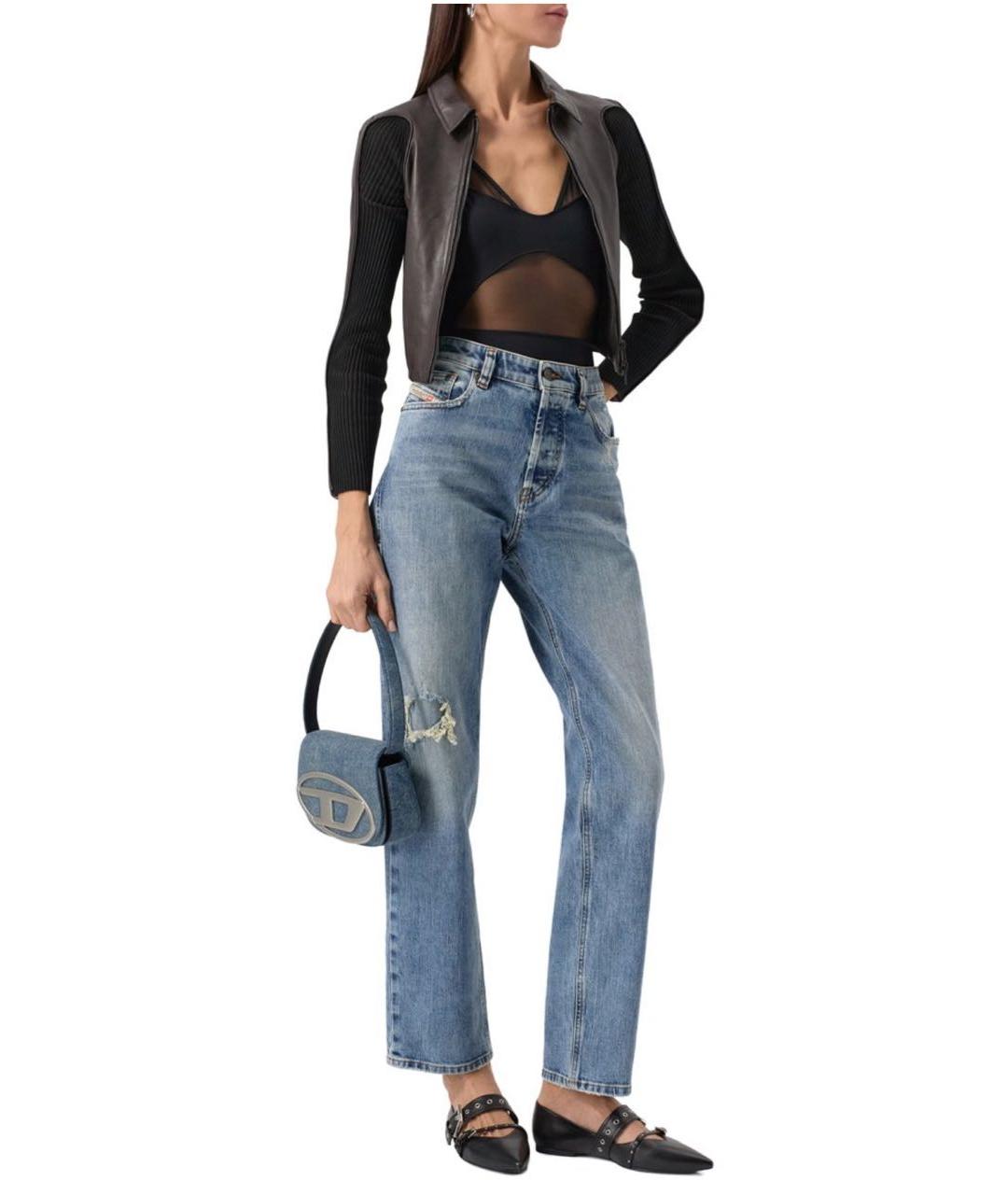 DIESEL Синяя деним сумка через плечо, фото 6