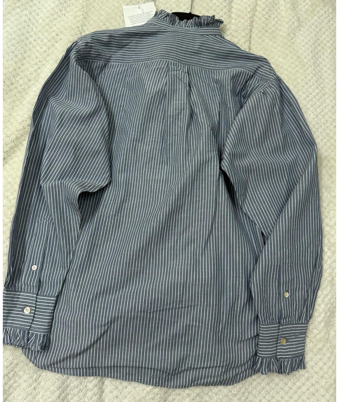 ISABEL MARANT ETOILE Голубая хлопковая рубашка, фото 5