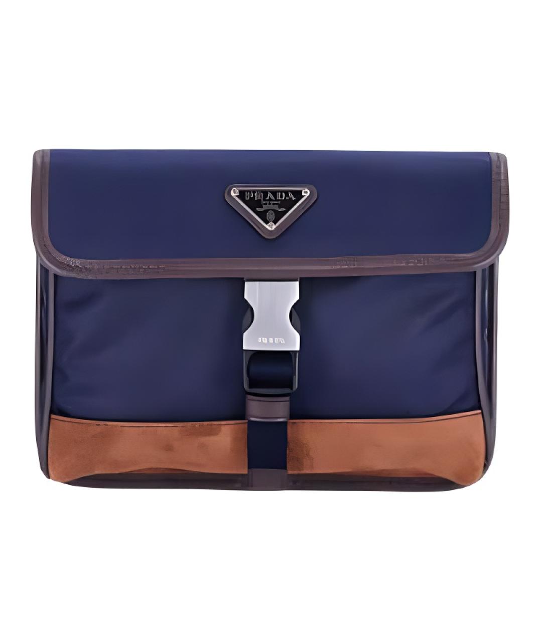 PRADA Синяя сумка на плечо, фото 1