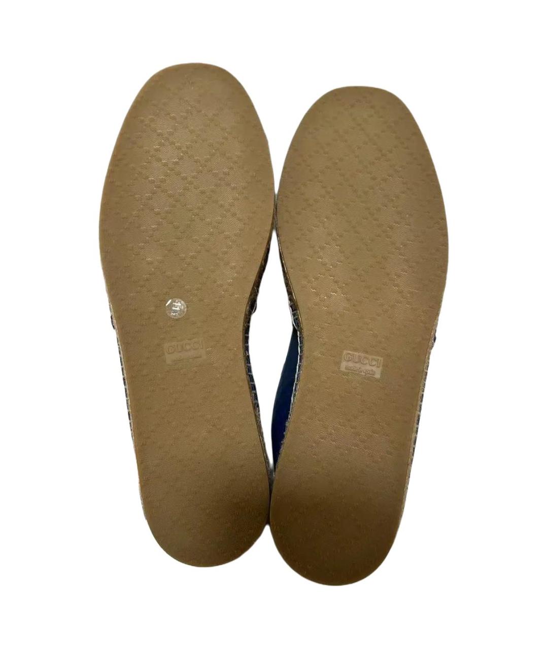 GUCCI Синие эспадрильи, фото 3