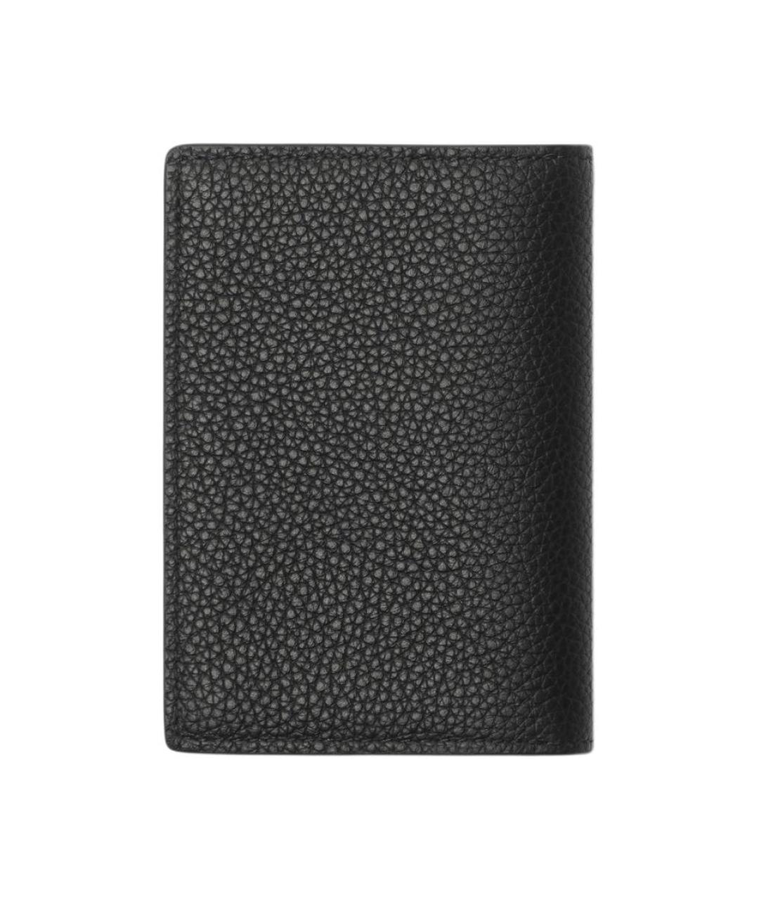 BURBERRY Черный кожаный кардхолдер, фото 2