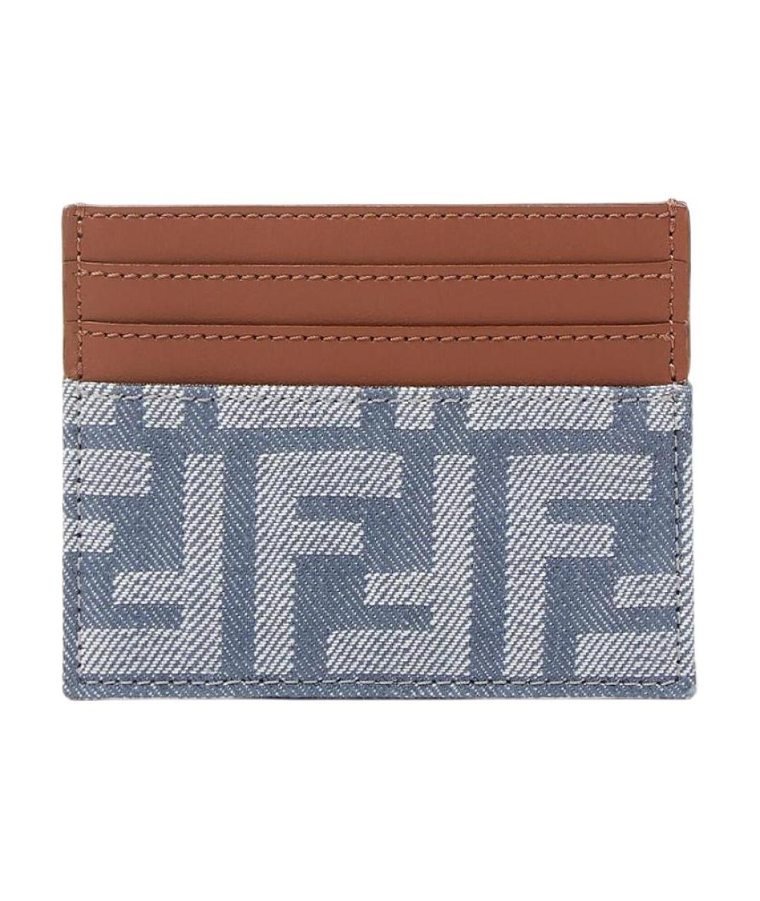 FENDI Синий кардхолдер, фото 1