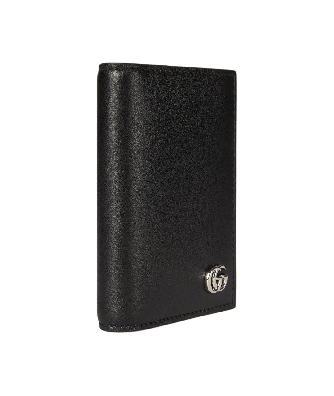 GUCCI Черный кожаный кардхолдер, фото 2