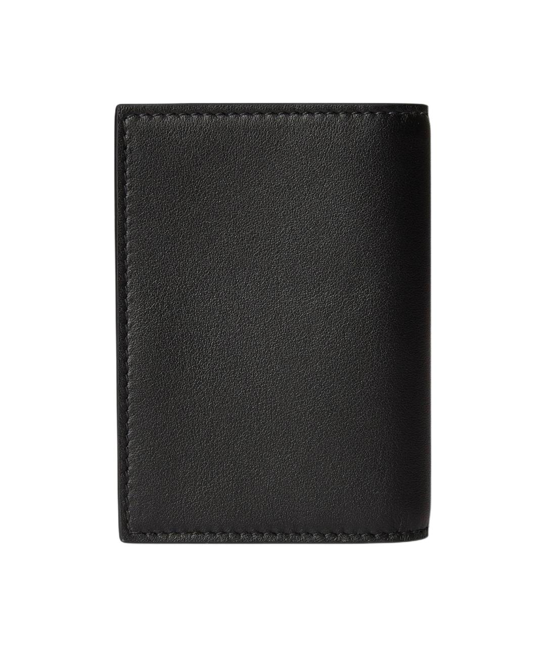 GUCCI Черный кожаный кардхолдер, фото 3