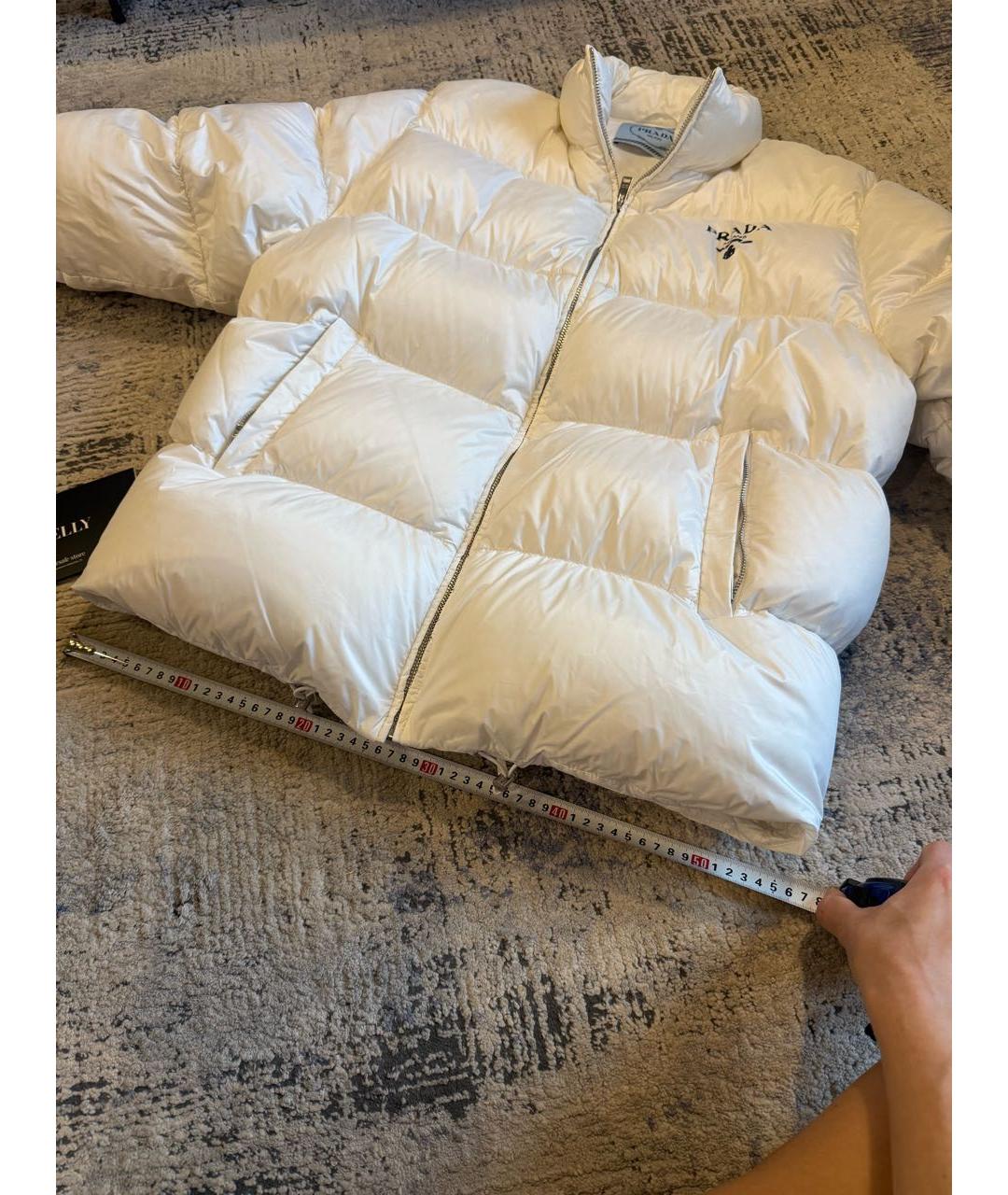 PRADA Белый пуховик, фото 7
