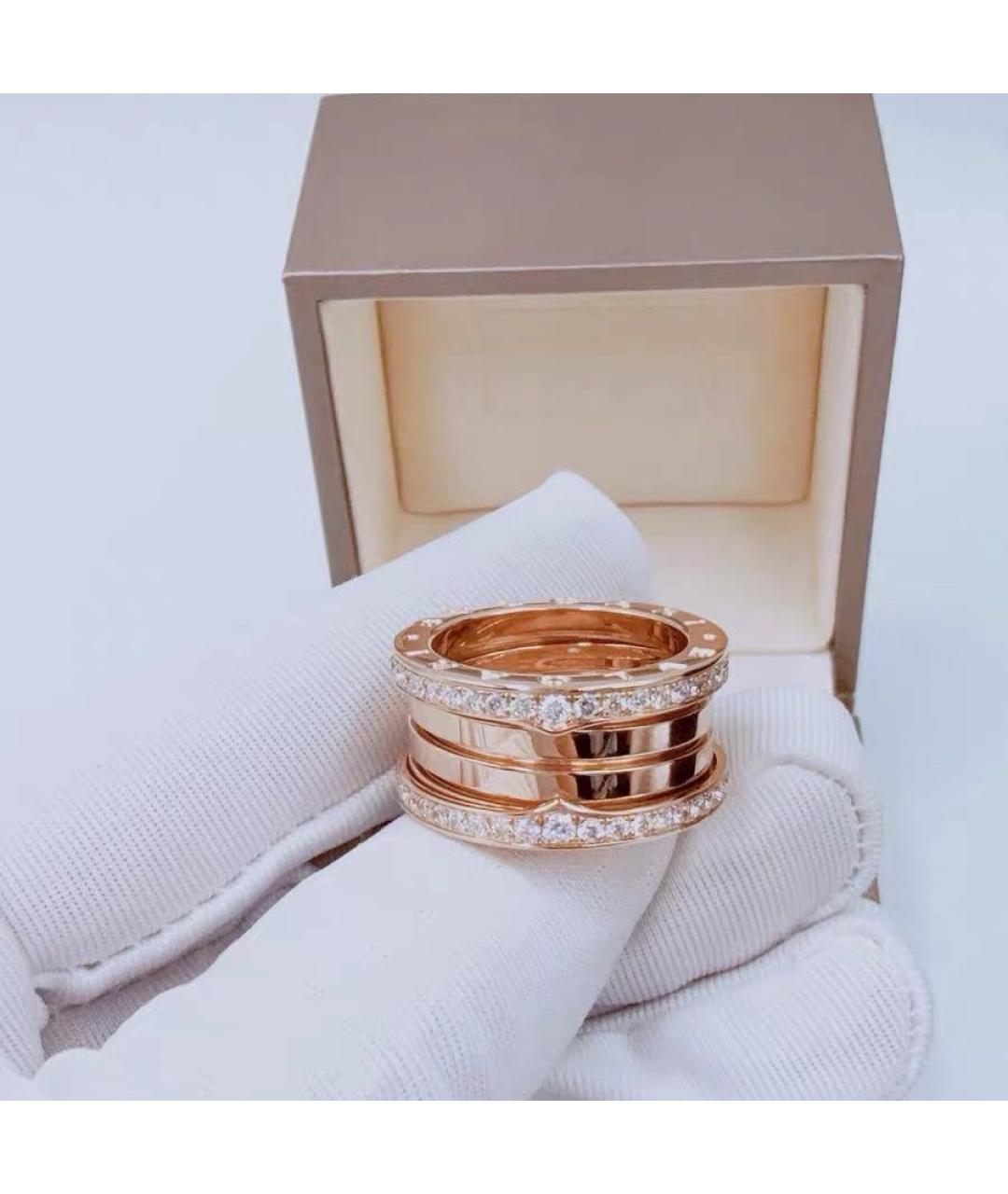BVLGARI Розовое кольцо из розового золота, фото 2