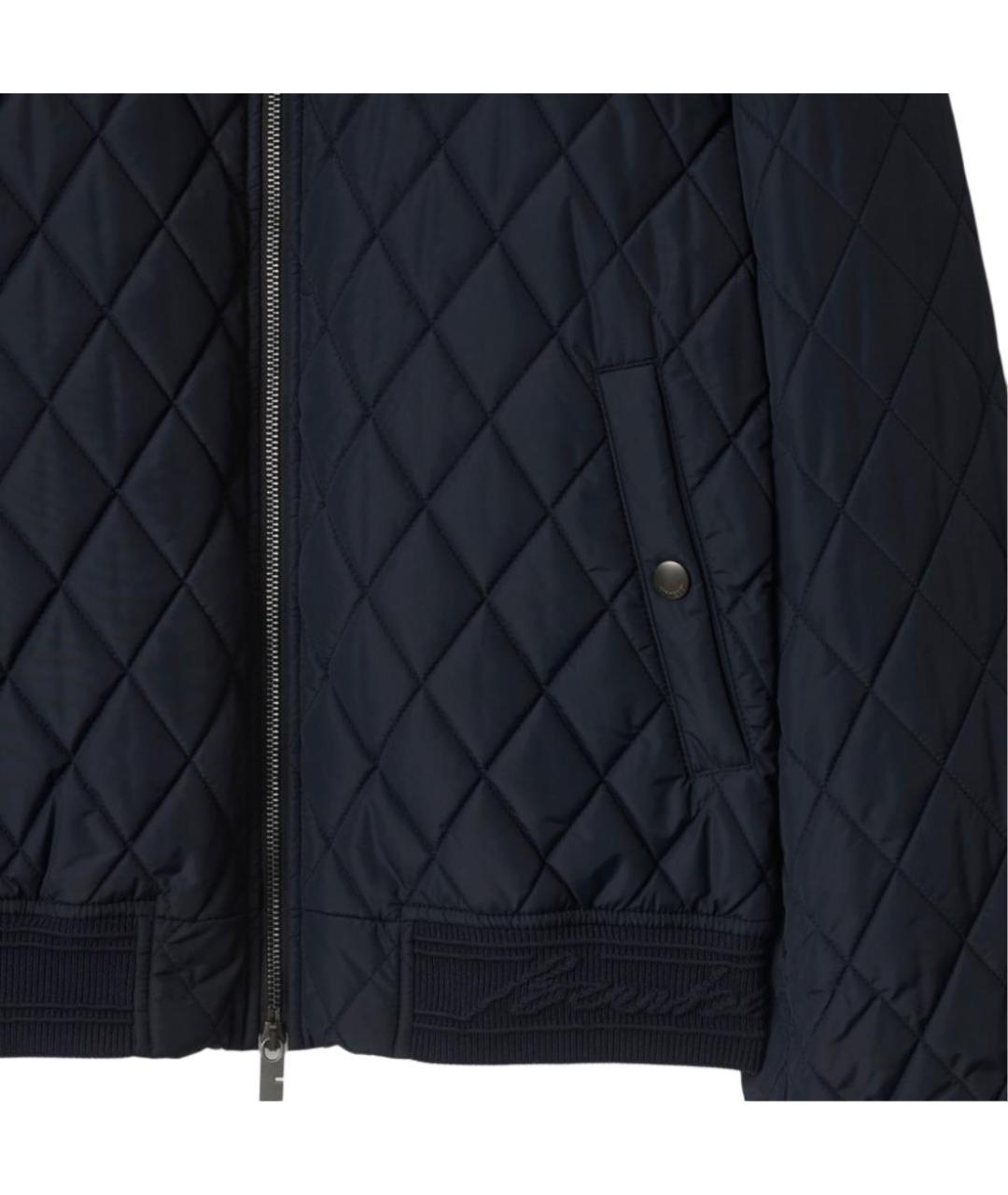 BURBERRY Темно-синий пуховик, фото 3