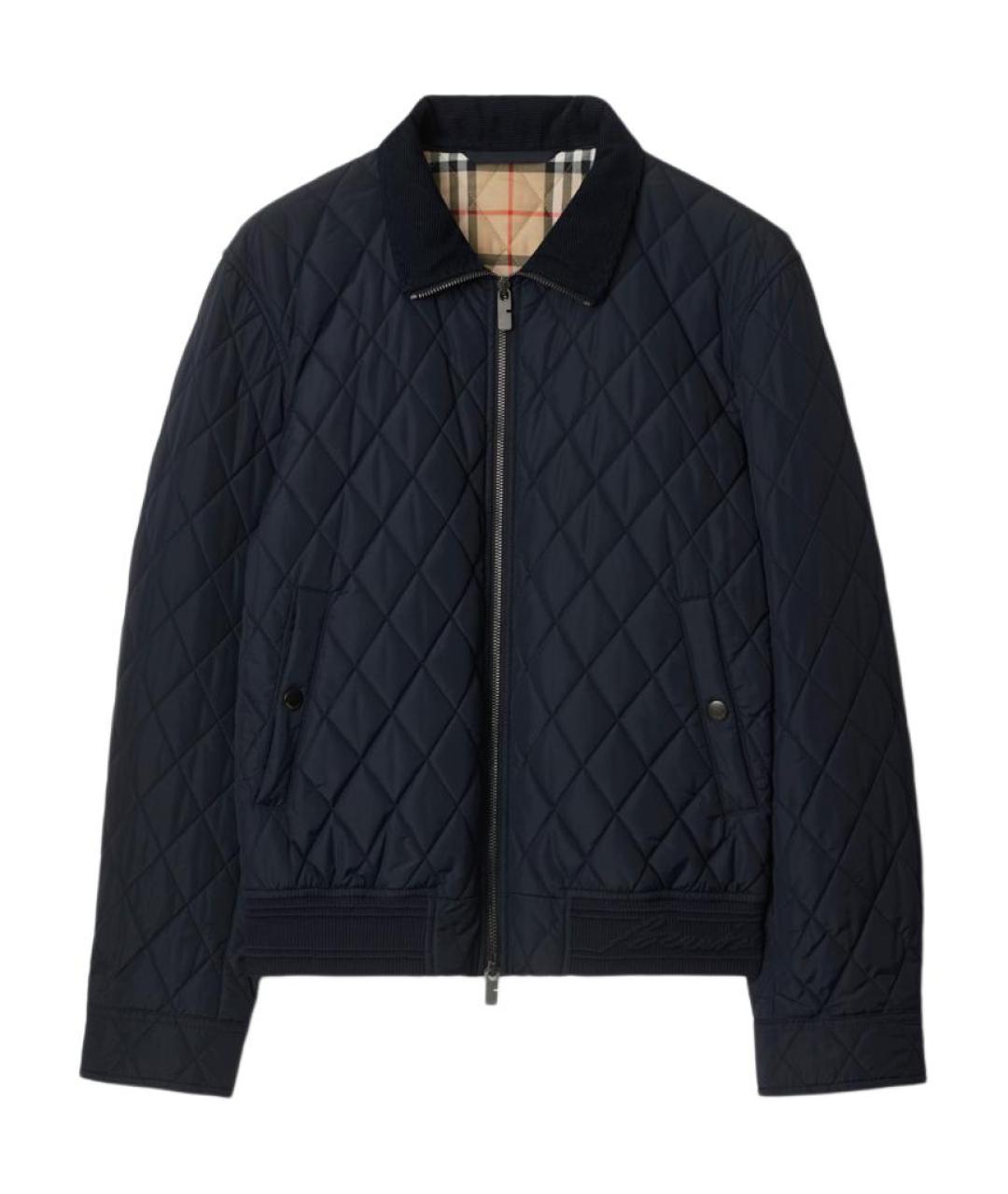 BURBERRY Темно-синий пуховик, фото 1