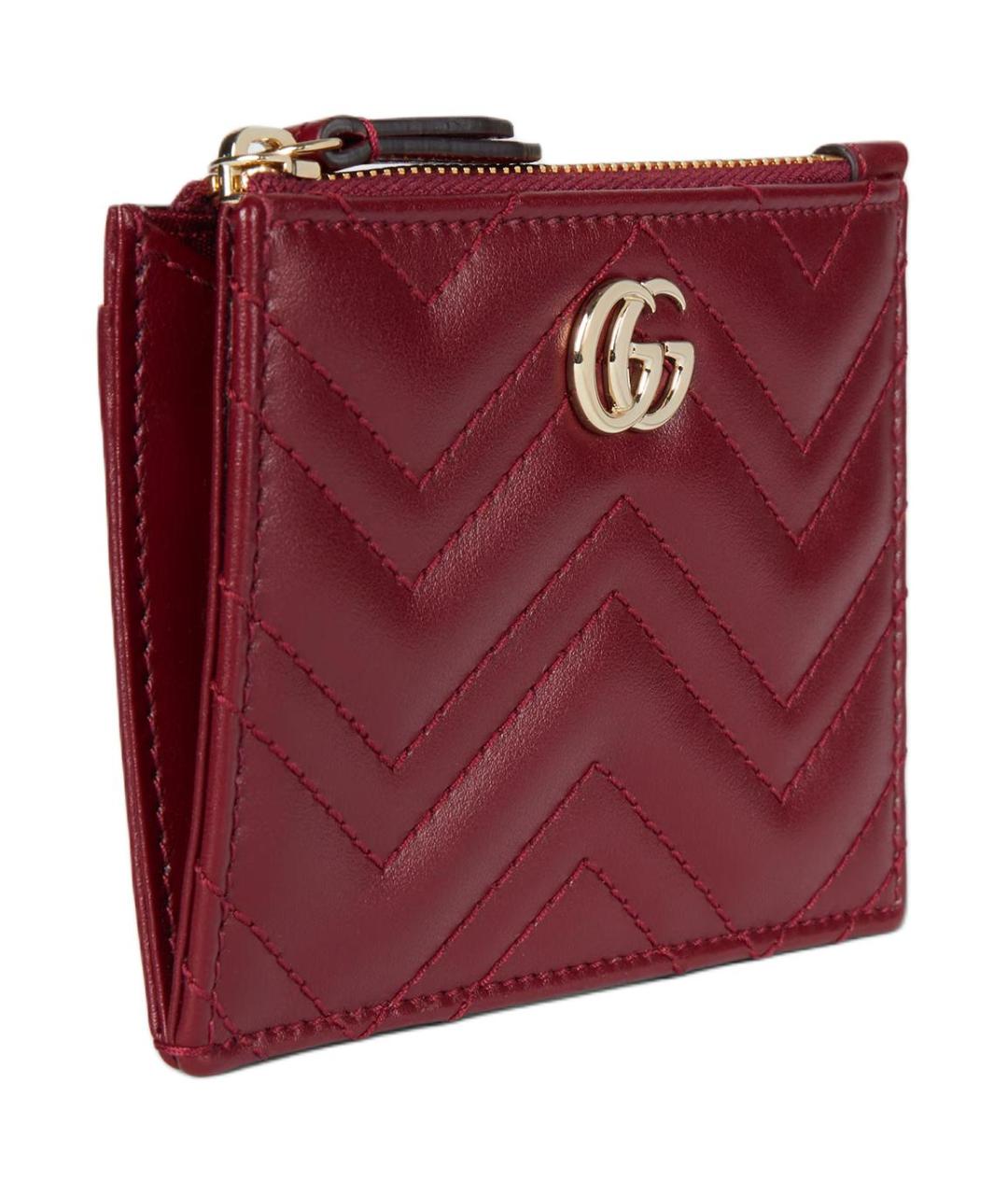 GUCCI Бордовая ключница, фото 3