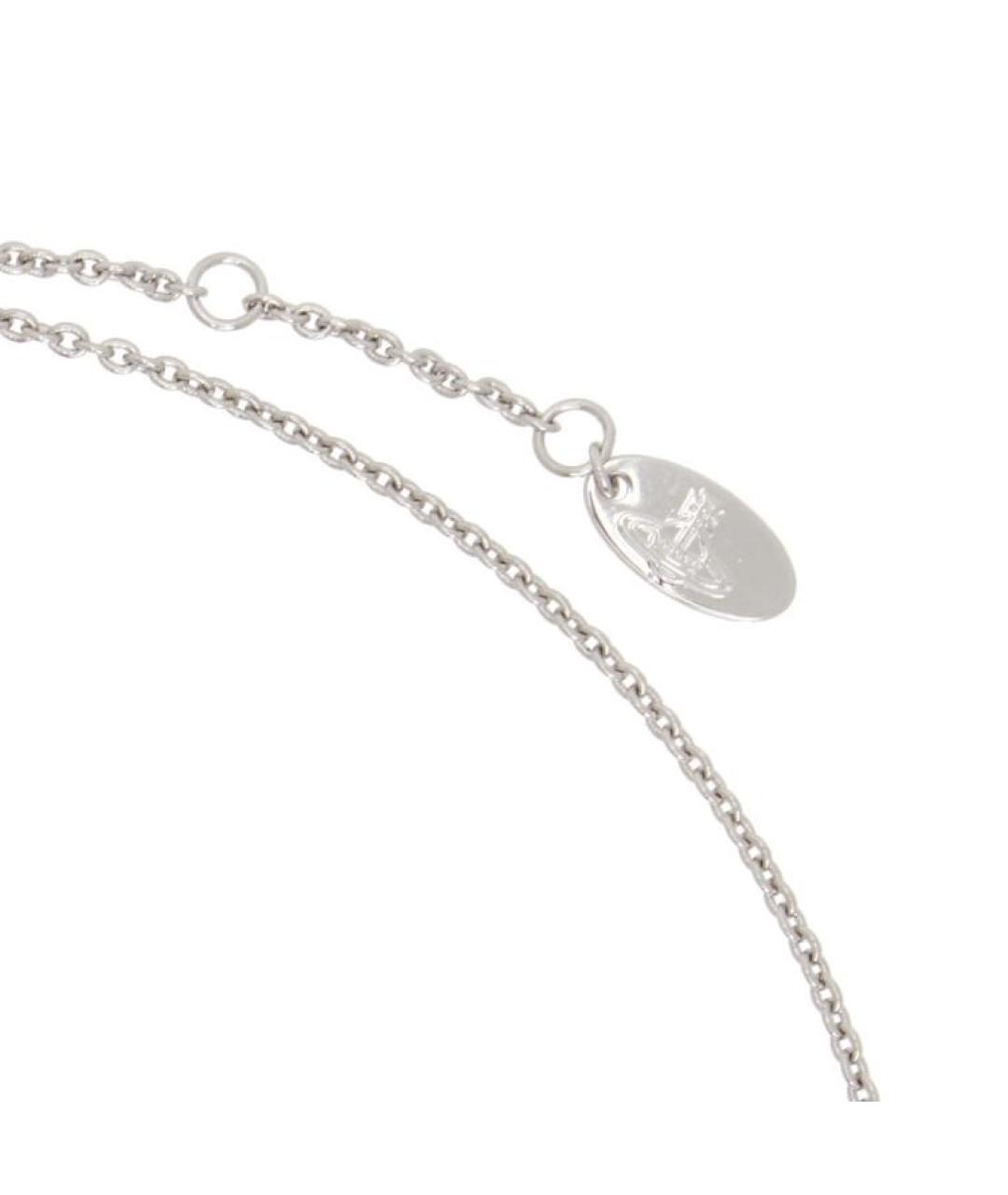 VIVIENNE WESTWOOD Серебряная латунная цепочка/подвеска, фото 3