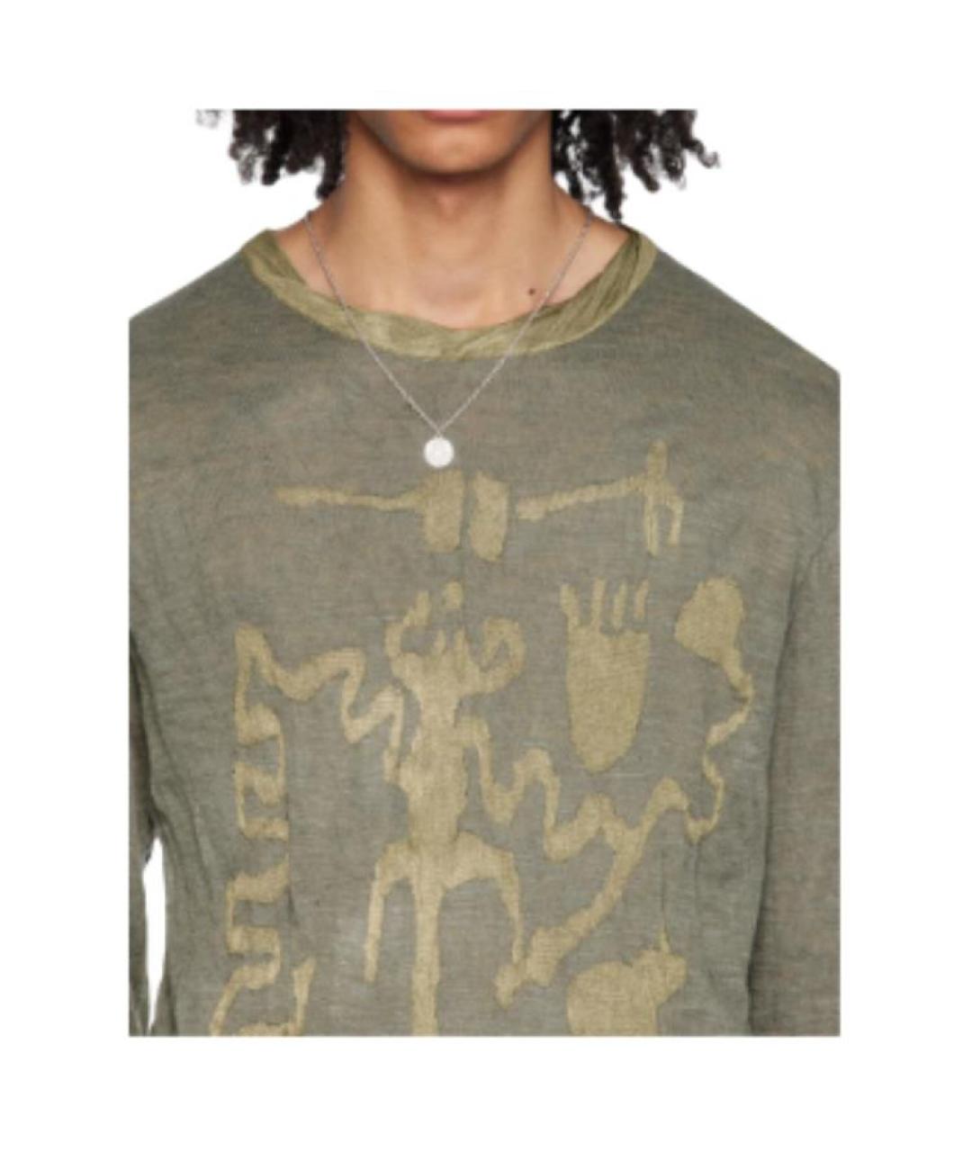 VIVIENNE WESTWOOD Серебряная латунная цепочка, фото 4