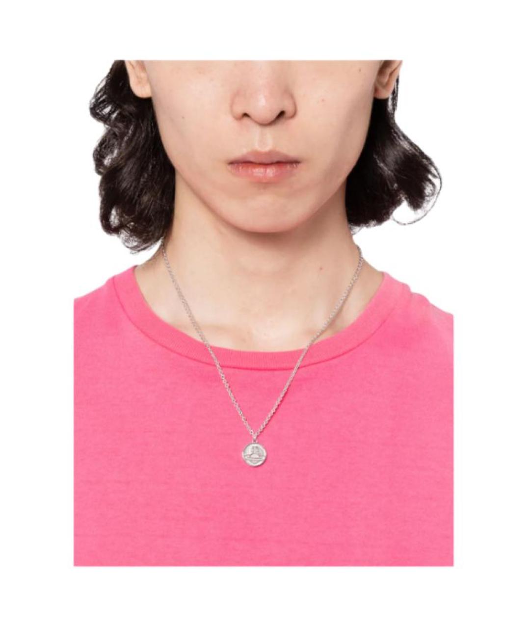 VIVIENNE WESTWOOD Серебряная латунная цепочка, фото 5