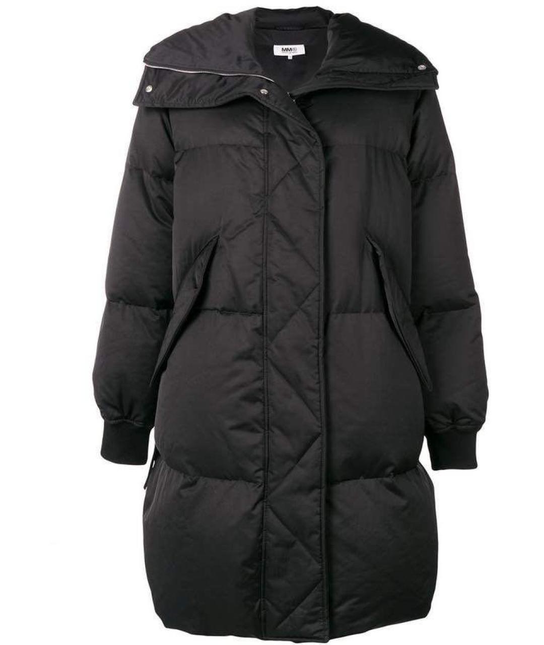 MM6 MAISON MARGIELA Черный полиэстеровый пуховик, фото 1