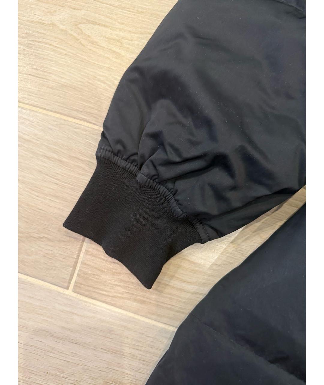 MM6 MAISON MARGIELA Черный полиэстеровый пуховик, фото 7