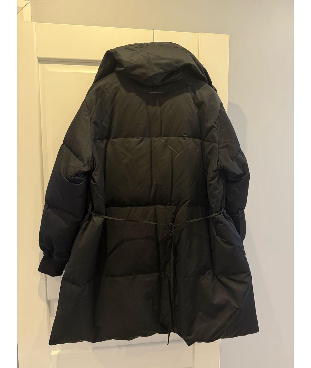 MM6 MAISON MARGIELA Черный полиэстеровый пуховик, фото 2
