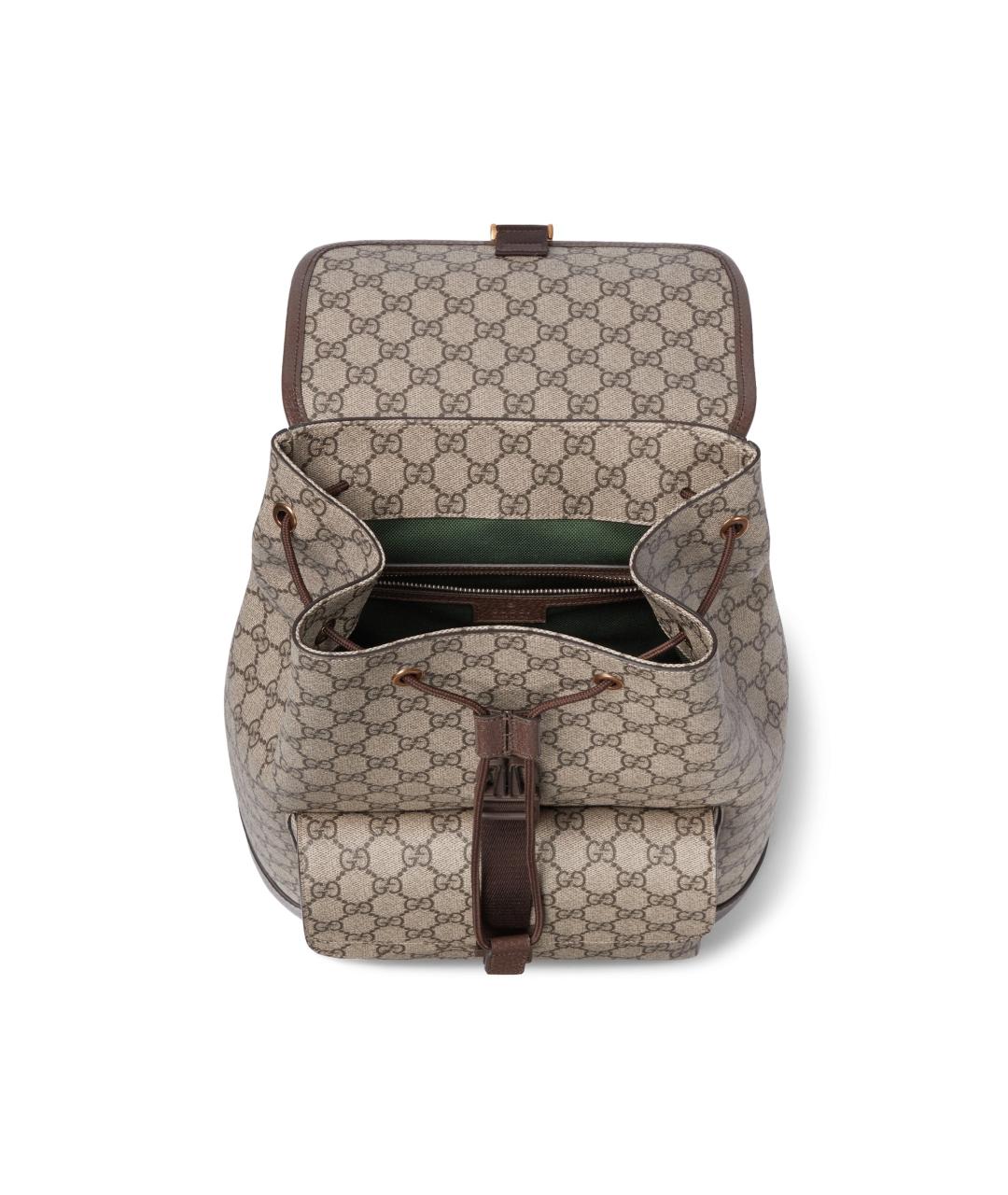 GUCCI Коричневый рюкзак, фото 4