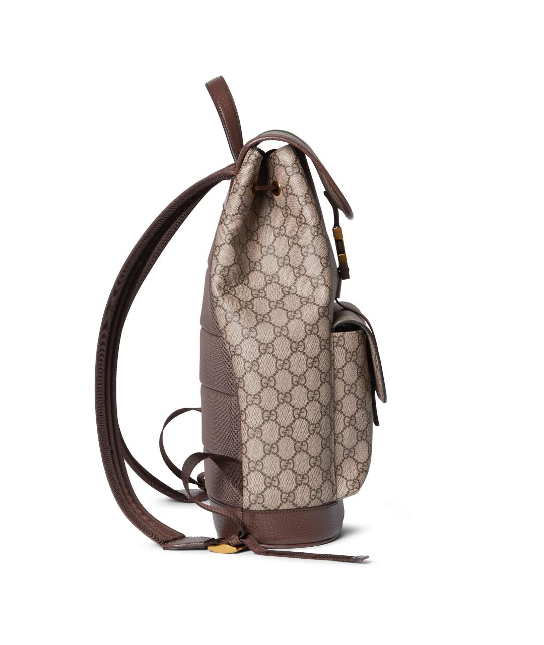 GUCCI Коричневый рюкзак, фото 3