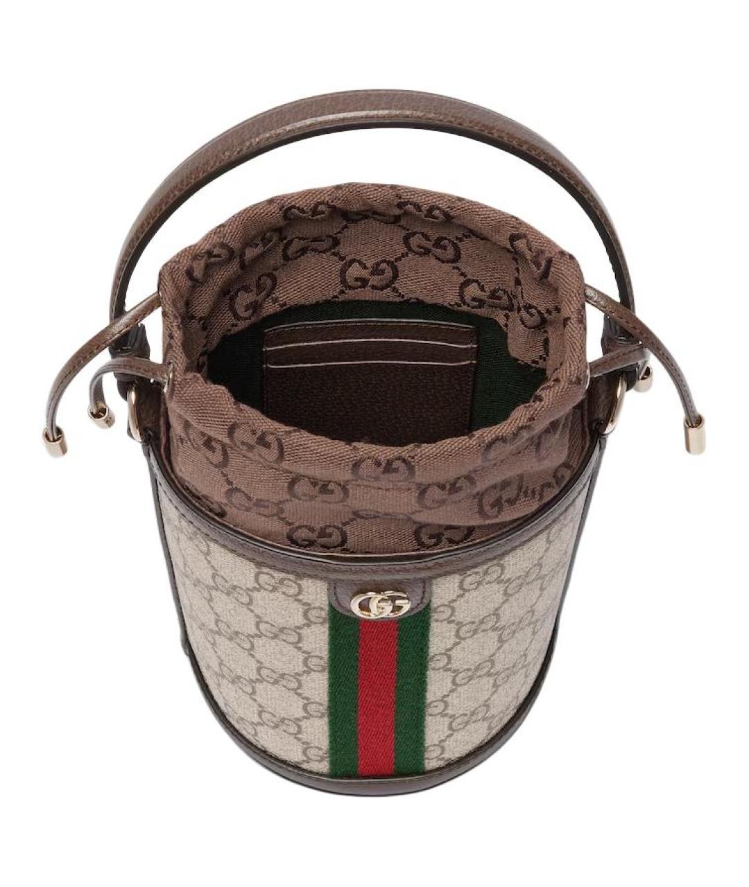 GUCCI Коричневая сумка через плечо, фото 5