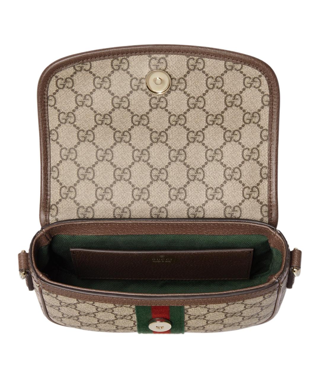 GUCCI Коричневая сумка через плечо, фото 5