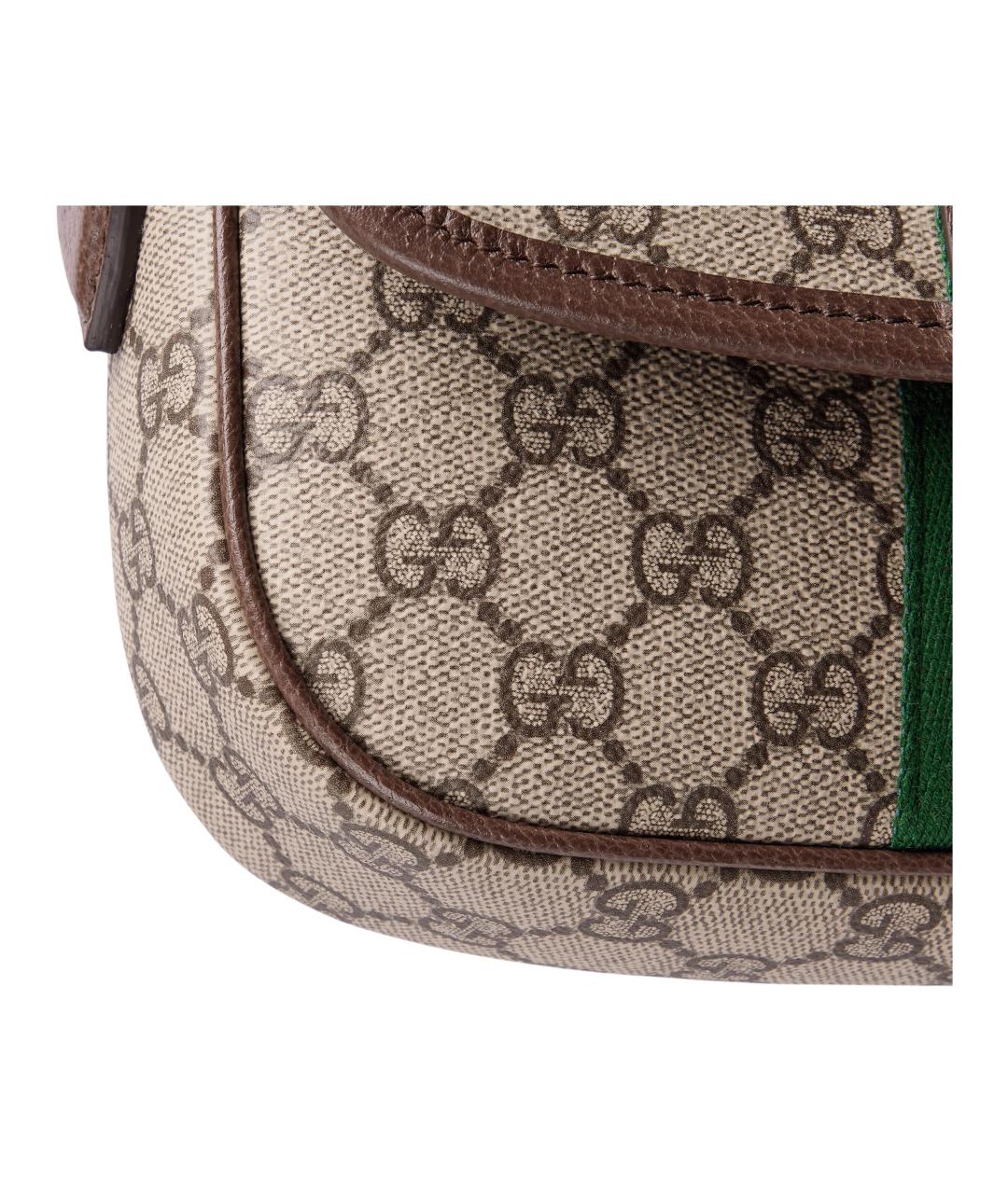 GUCCI Коричневая сумка через плечо, фото 6