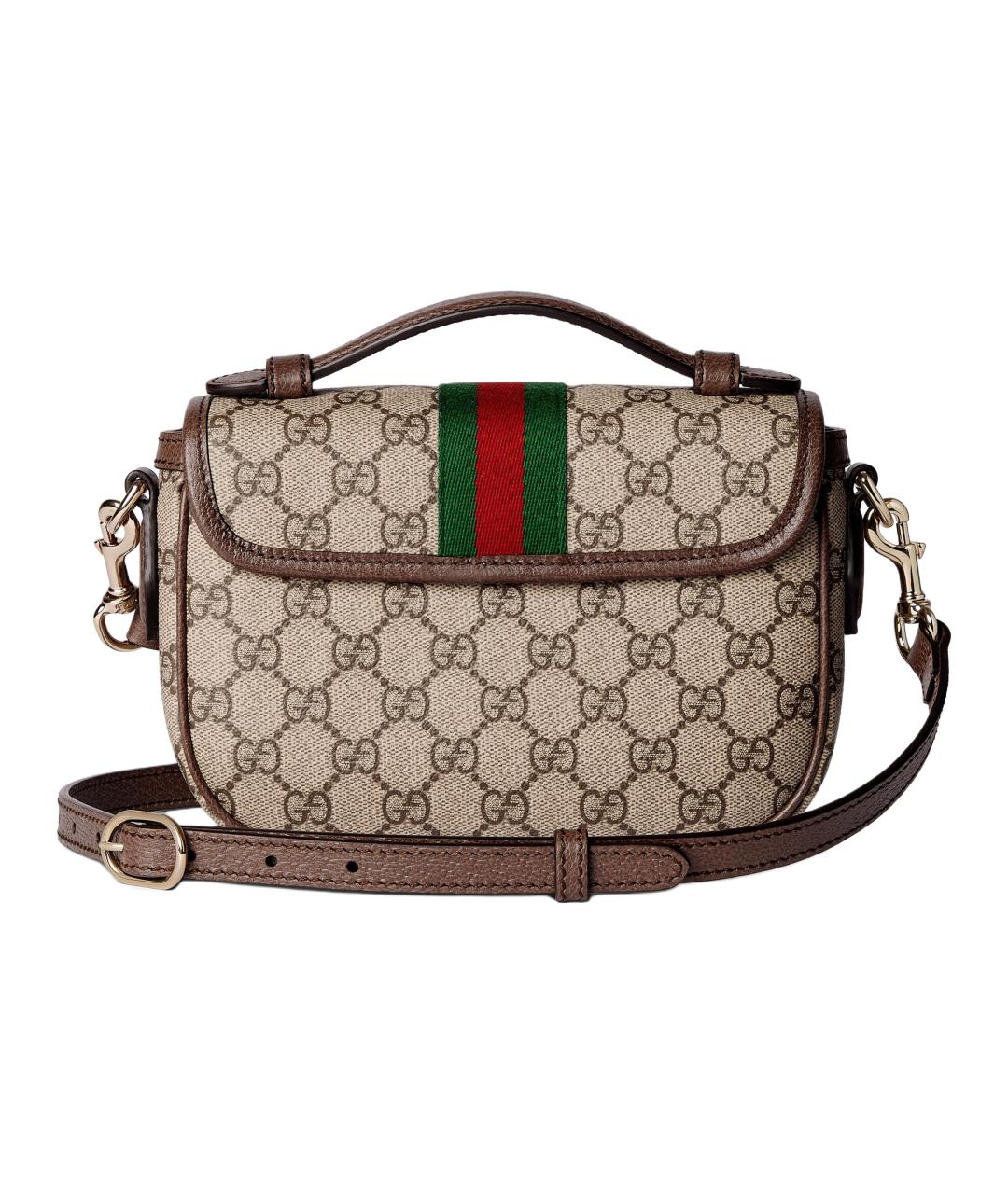 GUCCI Коричневая сумка через плечо, фото 4