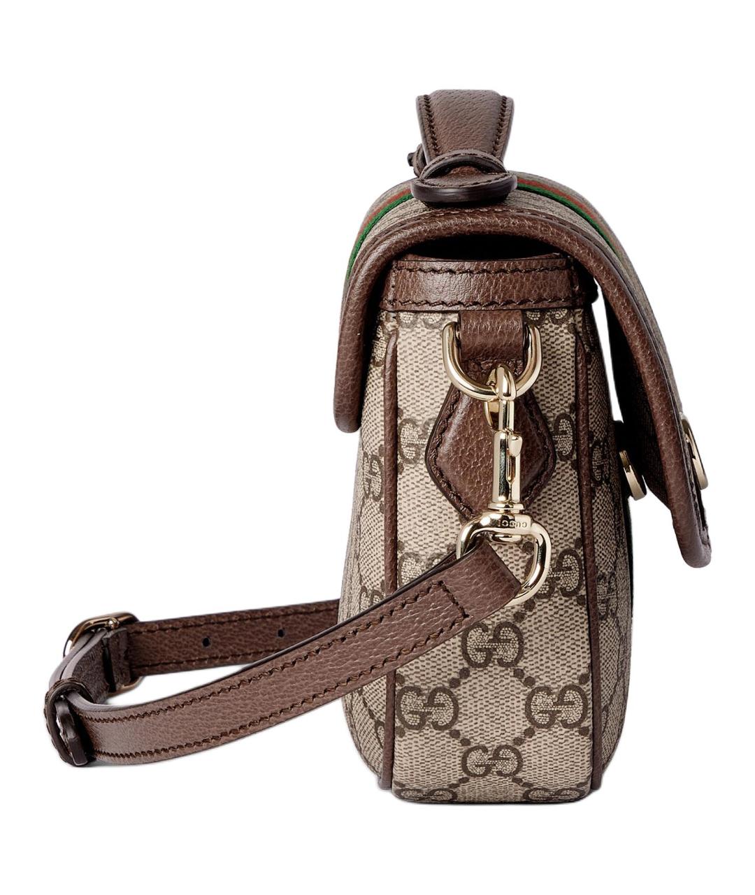 GUCCI Коричневая сумка через плечо, фото 3