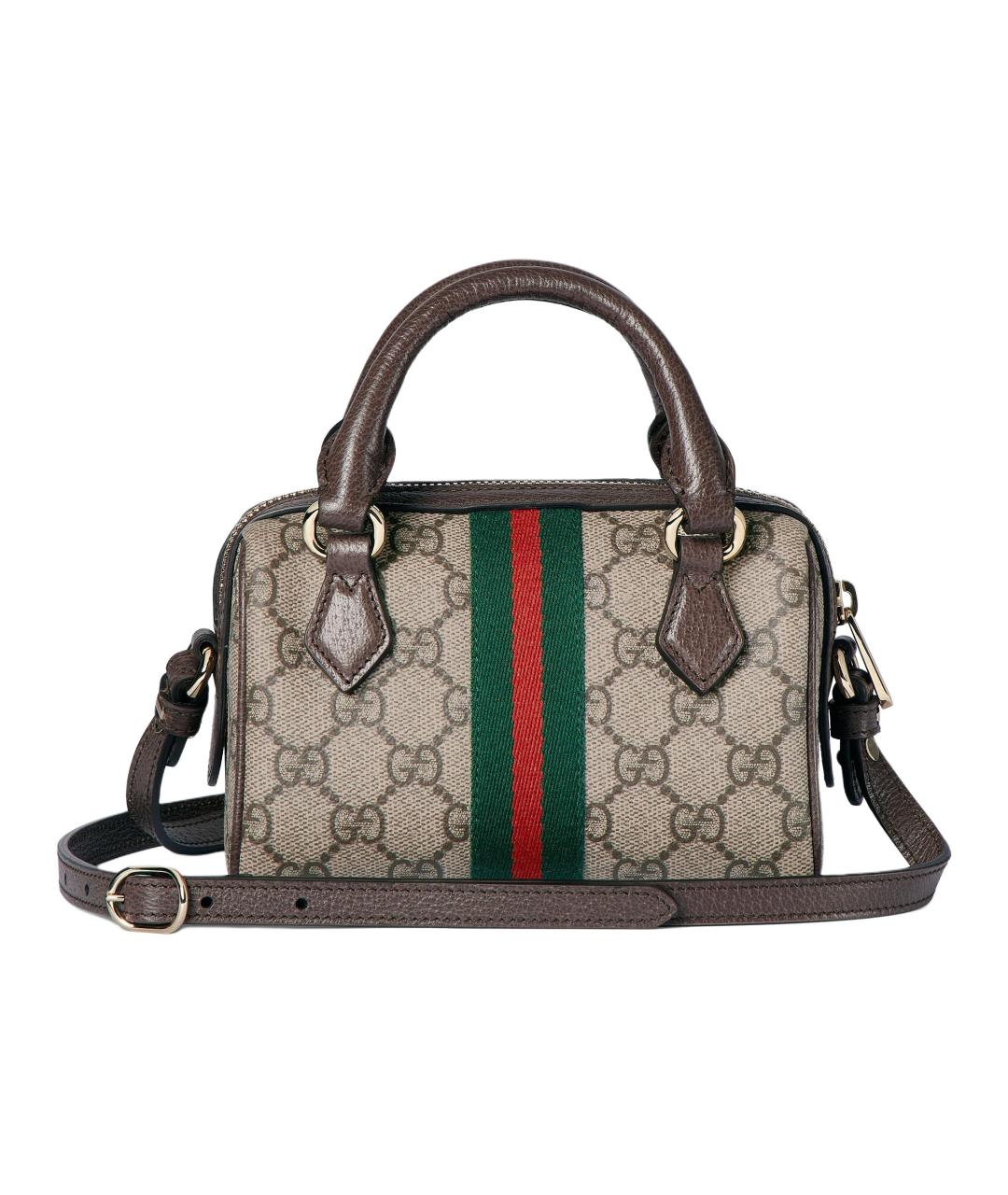 GUCCI Коричневая сумка через плечо, фото 3