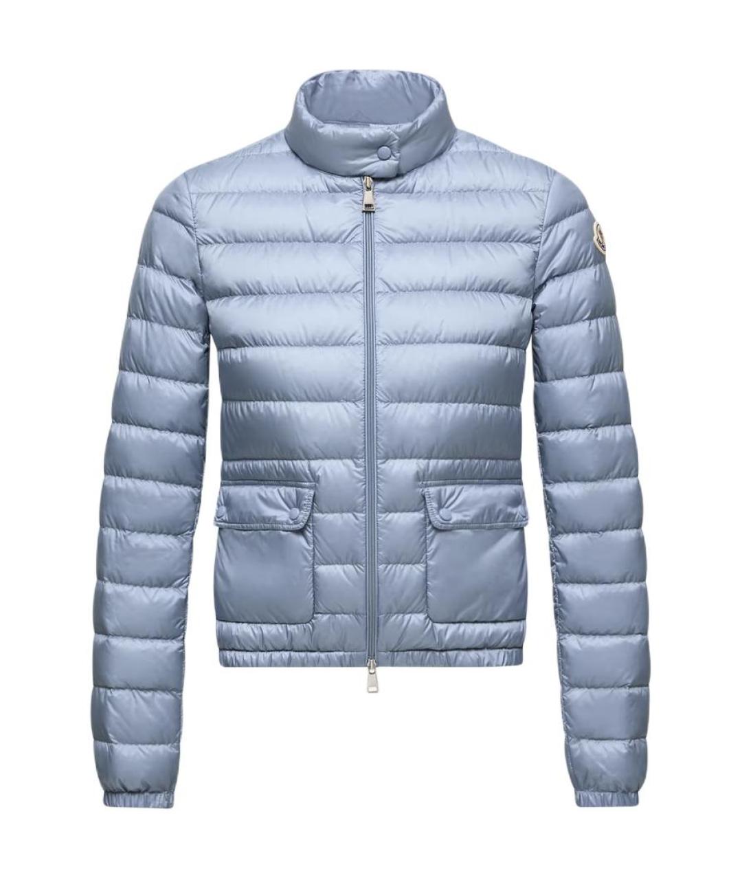 MONCLER Голубой пуховик, фото 1