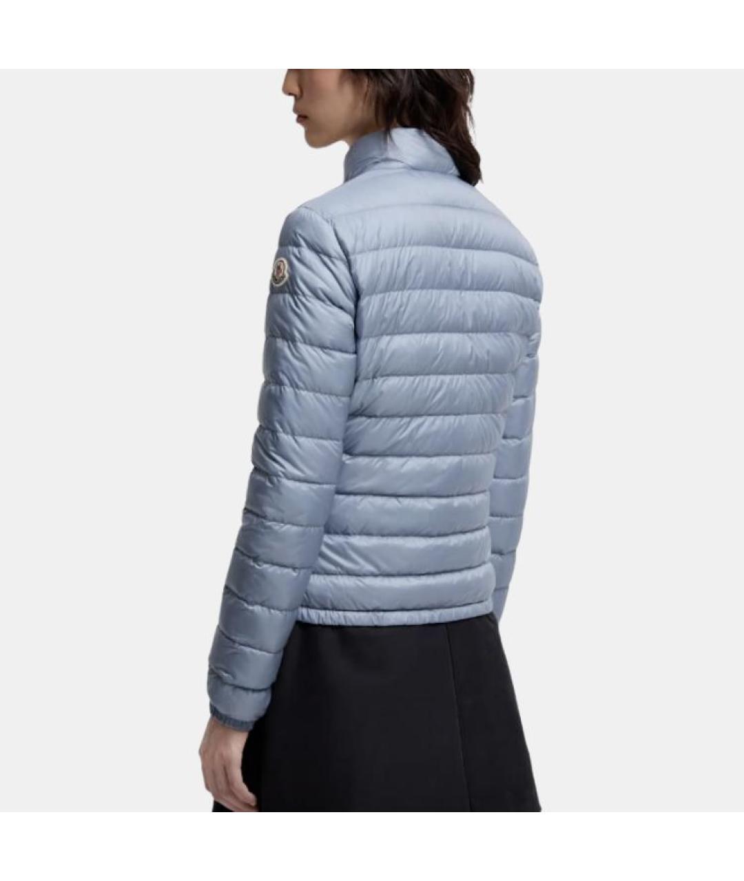MONCLER Голубой пуховик, фото 3