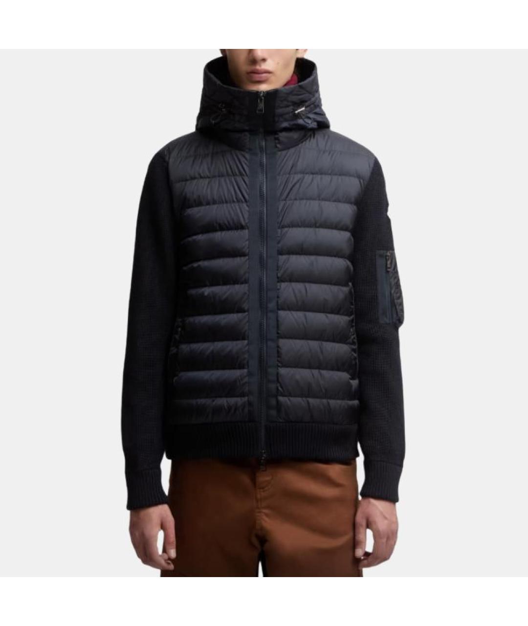 MONCLER Темно-синяя куртка, фото 4