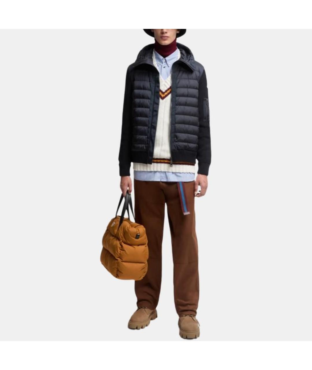 MONCLER Темно-синяя куртка, фото 3